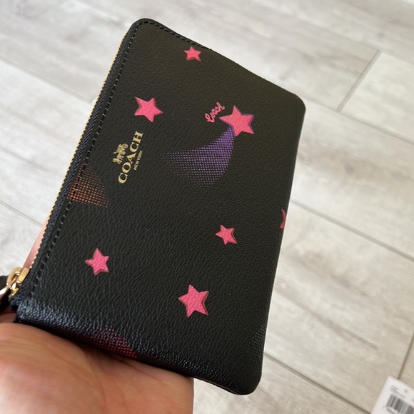 Coach Wristlet with Disco Star Print - Picture 5 of 8